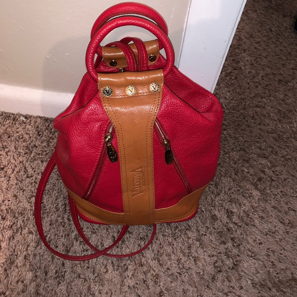 Valentina Leather Convertible Backpack/bag